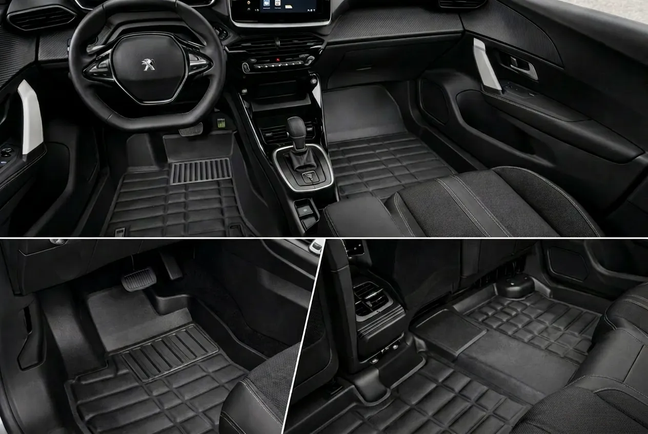 Tapis 3D Stellicar installé à l'arrière